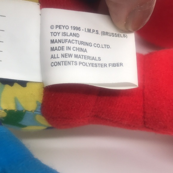 Peyo 1996 Papa Smurf Plush - Picture 6 of 7